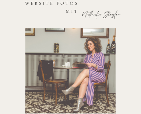 Collage mit Websitefotos mit Nathalie Stiegler von vienna-styling.at, andrea sojka fotografie